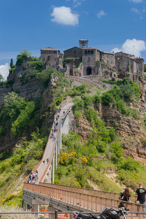 Comune of Bagnoregio near Viterbo, Lazio - Italyの写真素材