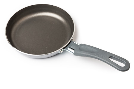 New Frying pan isolated on white backgroundの写真素材