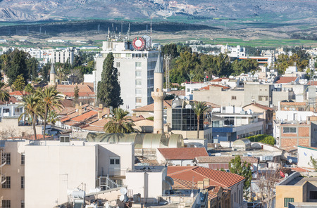 Nicosia City View - The Capital of Cyprus and Northern Partのeditorial素材