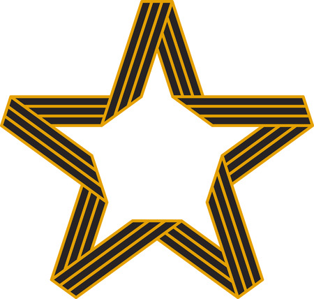 Vector Star of St. George Ribbon Victory symbolのイラスト素材