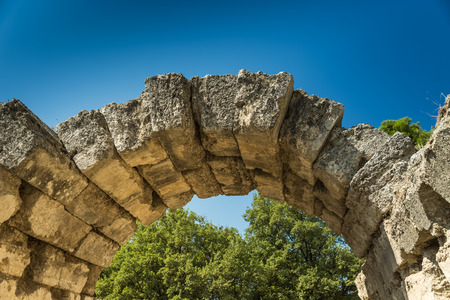Entrance Arch in Olympia - Sanctuary of ancient Greece