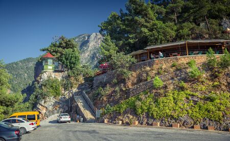 Dim Cave, TURKEY - OCTOBER 20 2018: The territory near the Dim Cavesのeditorial素材