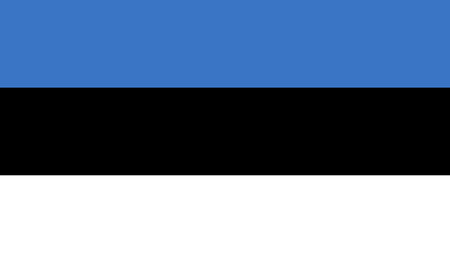 Estonia Flagのイラスト素材