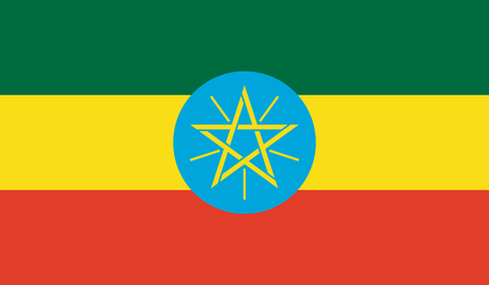 Ethiopia Flagのイラスト素材