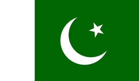 Pakistan Flagのイラスト素材