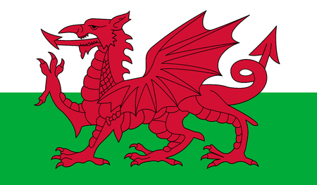 Wales Flagのイラスト素材