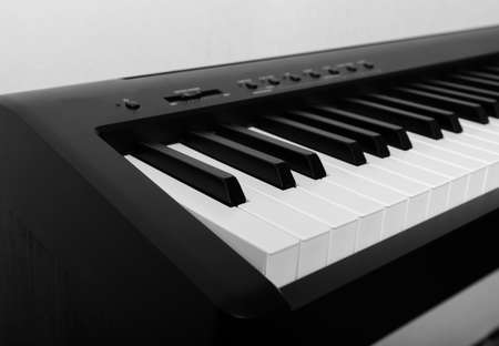 Modern Black and White Digital piano