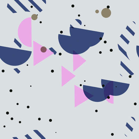 Abstract Figures Seamless Pattern - Repeating ornament for textile, wraping paper, fashion etc.の写真素材