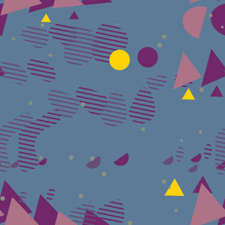 Abstract Figures Seamless Pattern - Repeating ornament for textile, wraping paper, fashion etc.の写真素材