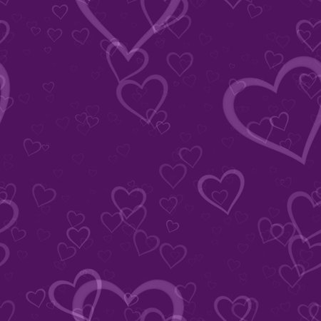 Seamless Hearts sprayed on background - Happy Valentine Day Decoration Seamless Patternの写真素材