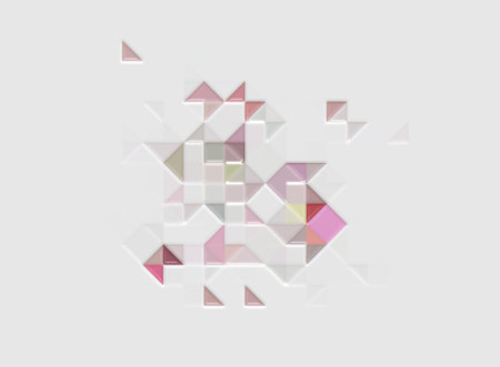 Glossy Tiles Color Abstract backgroundの写真素材