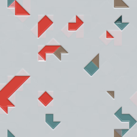 Glossy Tiles Color Abstract backgroundの写真素材