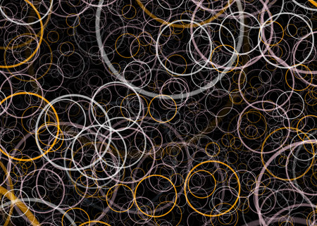 Color Circles Abstract background Illustrationの写真素材