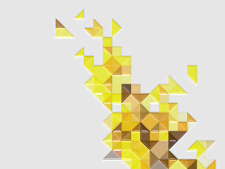 Glossy Tiles Color Abstract background