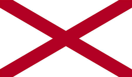Alabama US State Vector Illustrationのイラスト素材