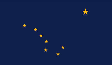 Alaska US State Vector Illustrationのイラスト素材