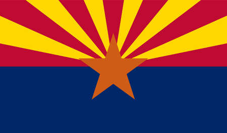 Arizona US State Vector Illustrationのイラスト素材