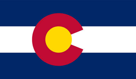 Colorado US State Vector Illustrationのイラスト素材