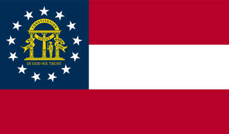 Georgia US State Vector Illustrationのイラスト素材
