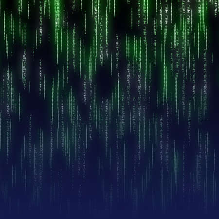 Matrix Style Abstract Background Illustration