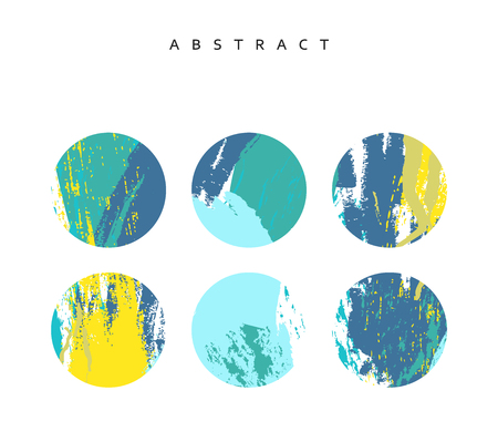 Universal Card .  Abstraction for design . Card template . Invitation brochure Art isolated . Poster , gift. bright colors. Art poster. Wedding. Journal paper. Splashes of colors painted by hand.のイラスト素材