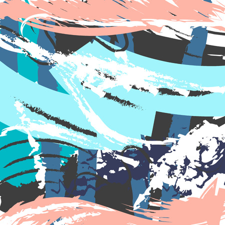 Texture painted by hand . Universal Card . Abstraction for design . Cover for books. album cover designのイラスト素材