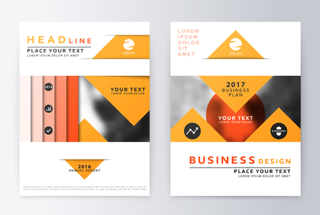 Annual Report Brochure. A4 Vector. Annual report design of the first and last page . Business brochure. Catalog Cover. Cover design Report Annual. sover design Report. Business sover design.のイラスト素材