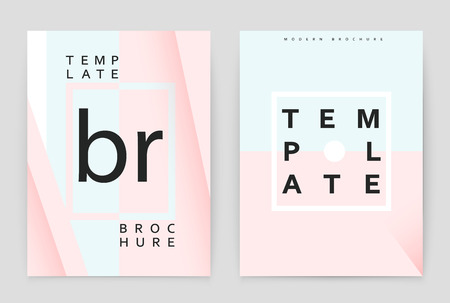 Layout design template, annual report brochure. Business flyer design template.のイラスト素材