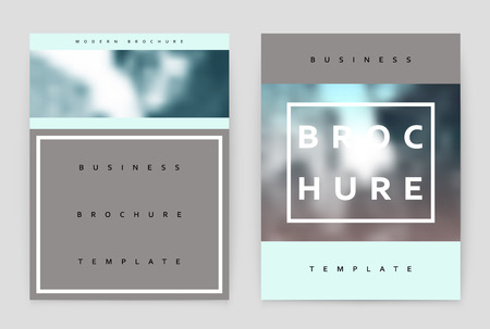 Layout design template, annual report brochure. Business flyer design template.のイラスト素材
