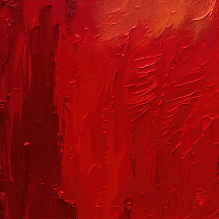 Paint texture red colors. Oil painted background. Abstract backdrop. Painted wall texture. acrylic paint. colorful painting grunge brush. generative aiの素材