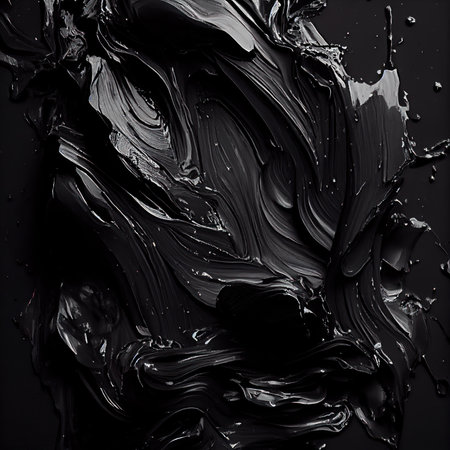 Paint texture black colors. Oil painted background. Abstract backdrop. Painted wall texture. acrylic paint. colorful painting grunge brush. generative aiの素材