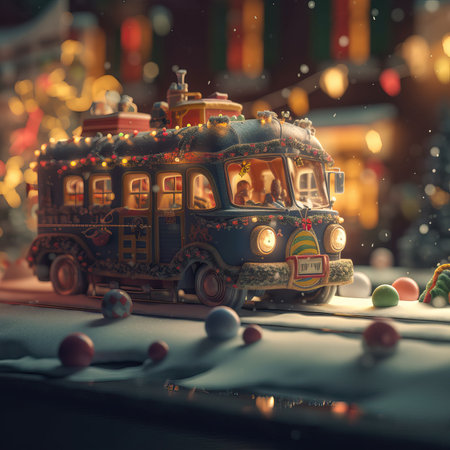 Merry Christmas and Happy new year. Festive design with decorative elements. holiday season. Greeting card, banner, poster. generative aiの素材