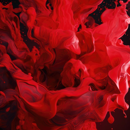 Abstract oil painted background. Gradient mix oil paint. Texture paint. generative aiの素材