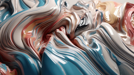 Abstract oil painted background. Gradient mix oil paint. Texture paint. generative aiの素材