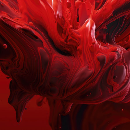 Abstract oil painted background. Gradient mix oil paint. Texture paint. generative aiの素材