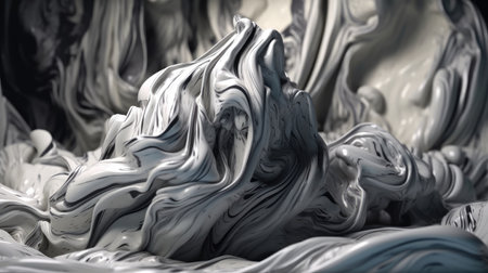 Abstract oil painted background. Gradient mix oil paint. Texture paint. generative aiの素材