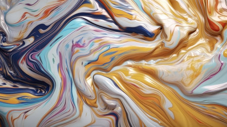 Abstract oil painted background. Gradient mix oil paint. Texture paint. generative aiの素材