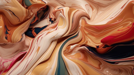 Abstract oil painted background. Gradient mix oil paint. Texture paint. generative aiの素材
