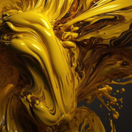 Abstract oil painted background. Gradient mix oil paint. Texture paint. generative aiの素材