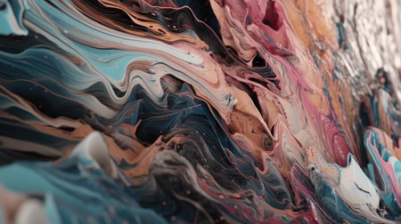 Abstract oil painted background. Gradient mix oil paint. Texture paint. generative aiの素材