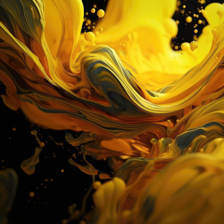 Abstract oil painted background. Gradient mix oil paint. Texture paint. generative aiの素材