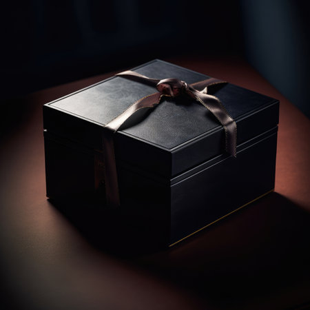 Beautiful luxury gift boxes. generative aiの素材