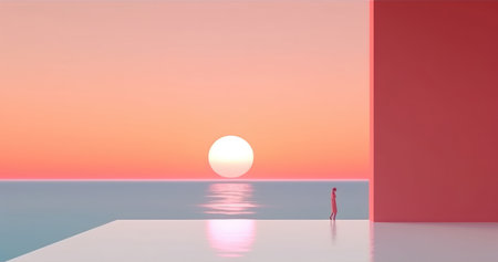 abstract modern minimal background. generative aiの素材