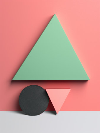 Modern abstract minimal poster, social media banner. Background minimalism art design. cover for cards, flyers, advertising brochures. generative aiの素材