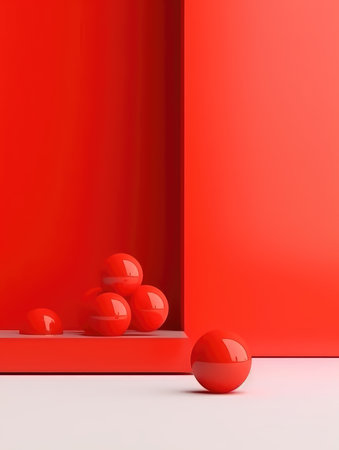 Modern abstract minimal poster, social media banner. Background minimalism art design. cover for cards, flyers, advertising brochures. generative aiの素材