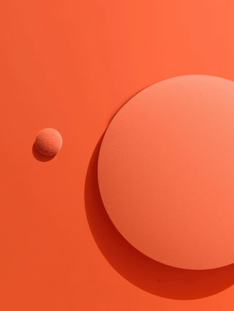 Minimal abstract background. Geometric shapes composition. 3D render.の素材