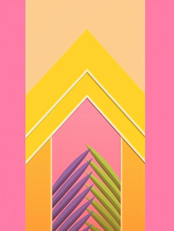 Modern abstract minimal poster, social media banner. Background minimalism art design. cover for cards, flyers, advertising brochures. generative aiの素材
