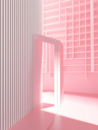 Modern abstract minimal poster, social media banner. Background minimalism art design. cover for cards, flyers, advertising brochures. generative aiの素材