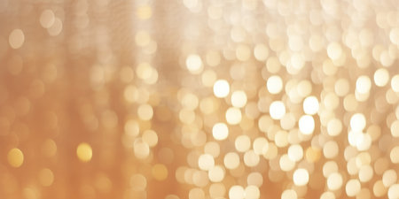 Festive lights defocused blurred shiny glitter background. Merry Christmas and Happy New Year. Festive bright beautiful backgroundの素材