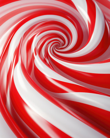 red white candy. Festive Christmas New Year background. Holiday Christmasの素材
